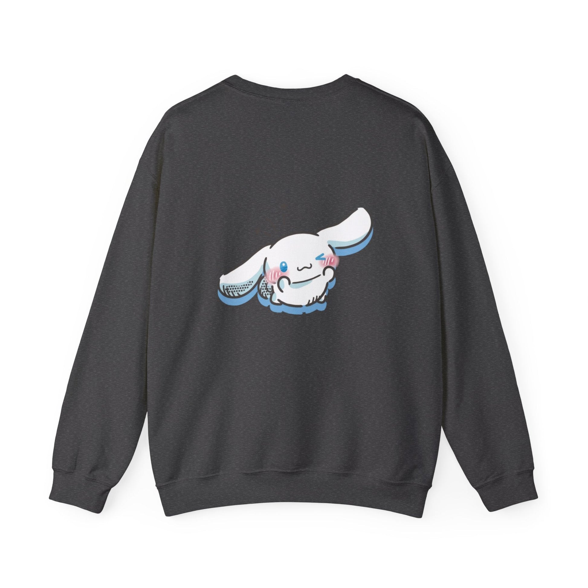 Cute Cinnamoroll & Kitty Graphic Sweatshirt — Kawaii Heart Cat Crewneck - kaon_place