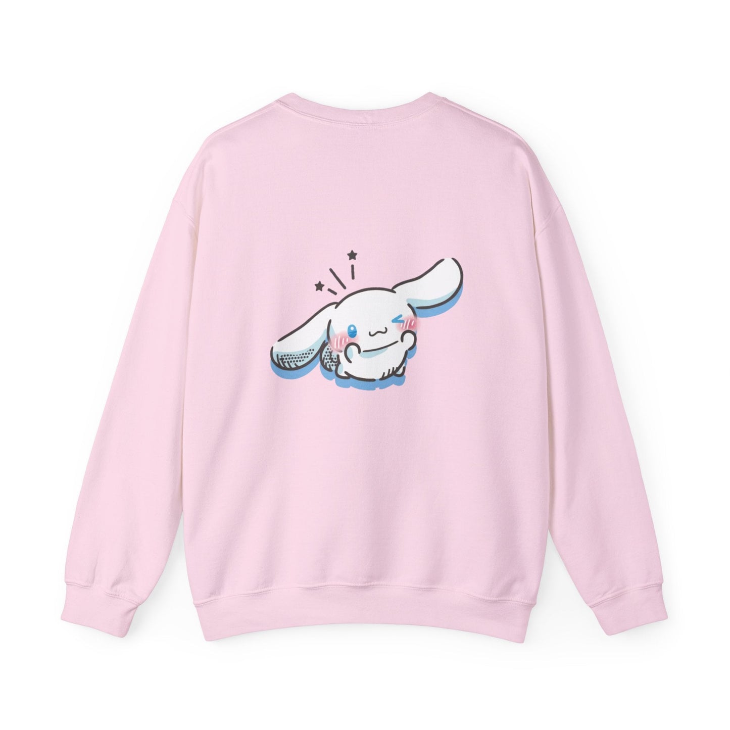 Cute Cinnamoroll & Kitty Graphic Sweatshirt — Kawaii Heart Cat Crewneck - kaon_place