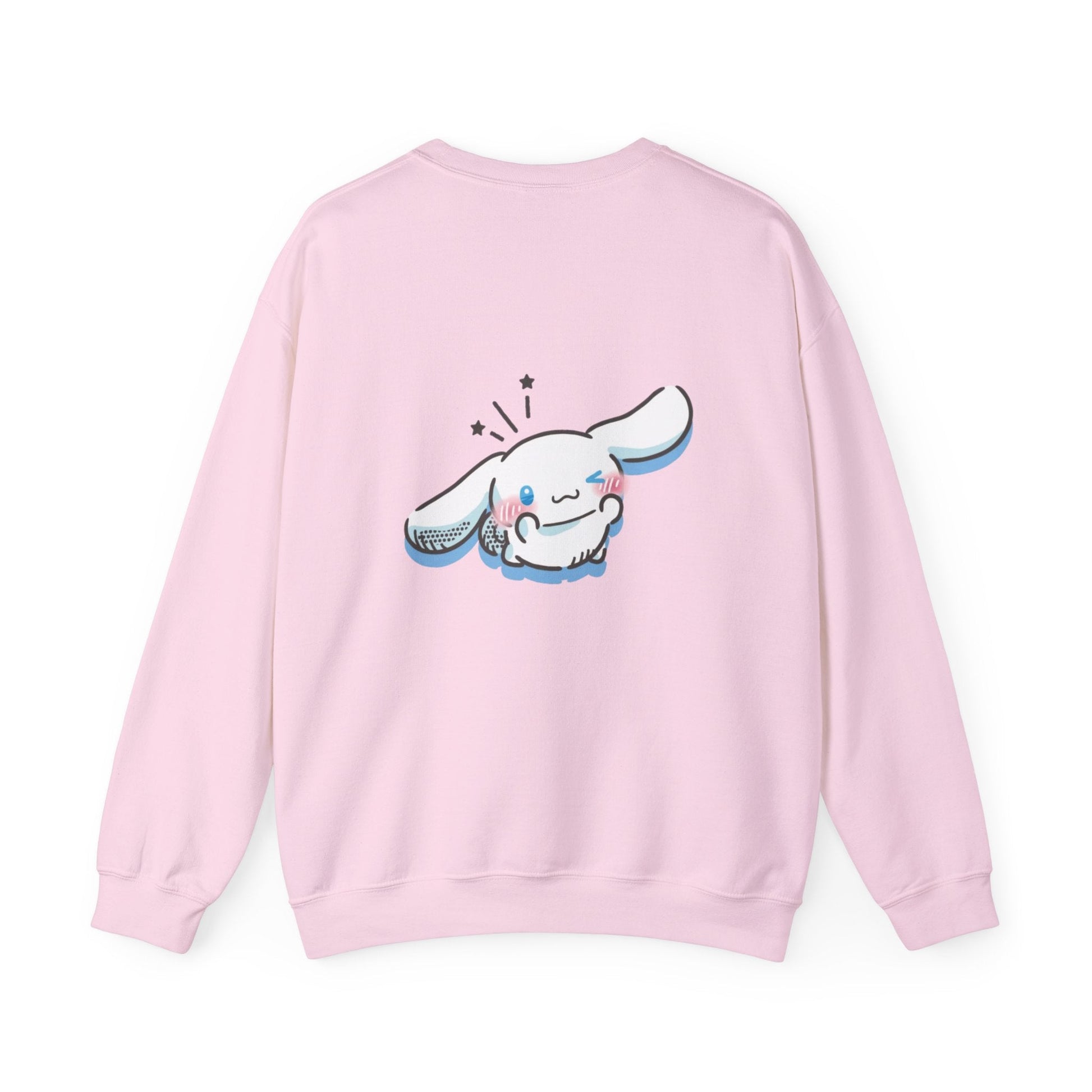 Cute Cinnamoroll & Kitty Graphic Sweatshirt — Kawaii Heart Cat Crewneck - kaon_place