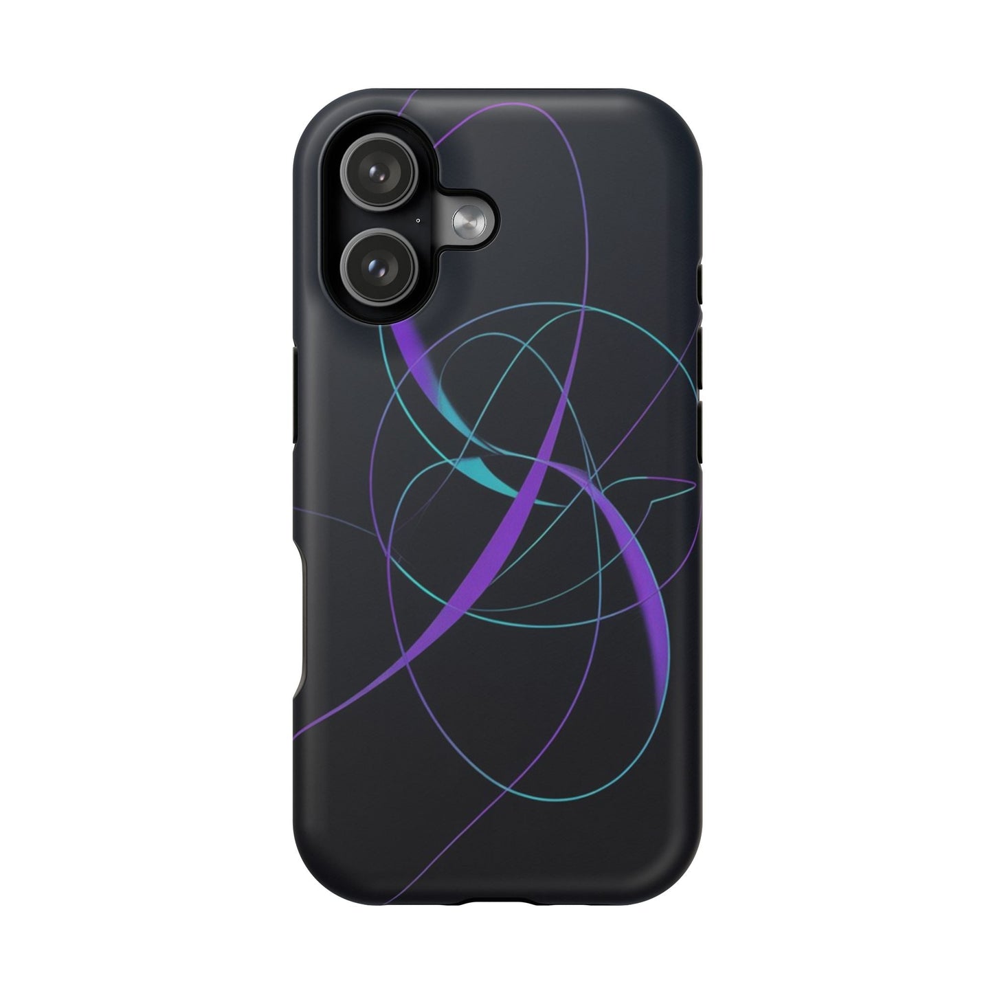 Impact-Resistant Phone Case — Abstract Neon Orbital Design - #kaon_place#