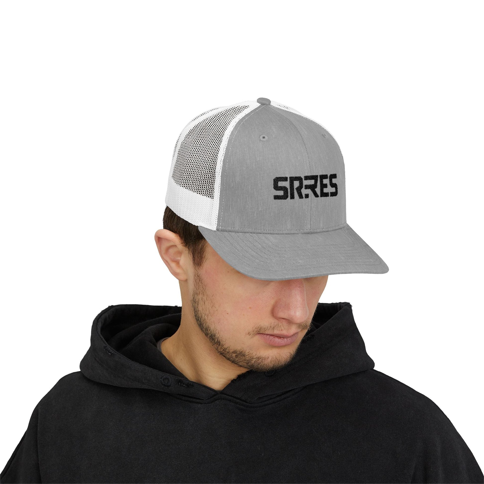 SRRES Embroidered Cap — Retro Mesh Snapback Hat - kaon_place